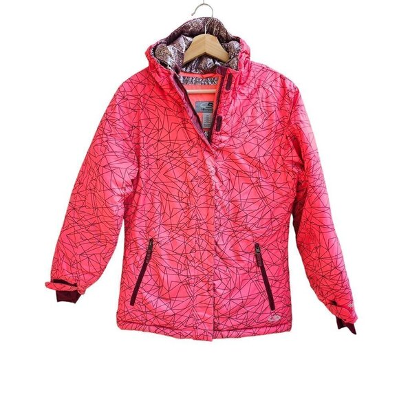 Champion Insulated Heatlock Winter Ski Coat in Deep Pink, Size Large - Picture 1 of 12